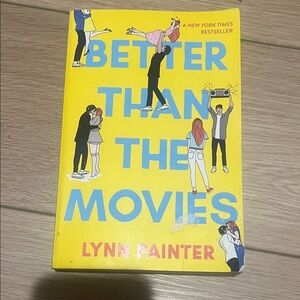 Barnes & Noble Yellow and Blue 'Better Than The Movies' Coffee Table Book